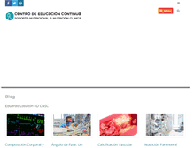 Tablet Screenshot of e-nutritech.com
